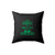 Let's Cuddle And Talk Science Atoms Try Science Geek Nerd Nerdy Periodic Chemistry Funny Square Pillow Cover
