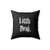 Little Brother Little Bruh Hipster Square Pillow Cover