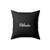 Melanin With Crown Square Pillow Cover