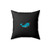 Narwhal Cute Whale Unicorn Of The Sea Square Pillow Cover