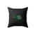 Tea Rex Funny Slogan Joke Square Pillow Cover