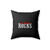 Teachers Rock 1St Grade Rocks Square Pillow Cover