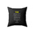 When Life Gives You Lemons Tequila Margaritas Patron Tacos Party Funny Square Pillow Cover