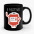B Positive Blood Type Pun Optimist Think Positive Attitude Ceramic Mug