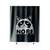 Nope Grumpy Cat Sarcastic Shower Curtain