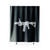 Second Amendment Gun Hand Shower Curtain