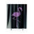 Summer Flamingo Pink Flamingo Shower Curtain