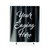 Young Saying Here Shower Curtain