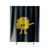 Dabbing Latke Jewish Food Cute Humor Shower Curtain