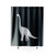 Dino Funny Cute Jurrasic Shower Curtain