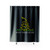 Don't Tread On Me Black Logo American Pride Gadsden Flag Shower Curtain
