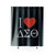 I Love Delta Sigma Theta Shower Curtain