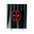Marvel Deadpool Splat Face Shower Curtain
