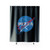 Nasa Pizza Logo Space Funny Shower Curtain