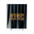 Black Panther King Kente Print Pattern Shower Curtain