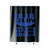 Blue Sun Logo Shower Curtain