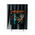 Cupid Bot Retro Sci-Fi Robot Of Love Shower Curtain