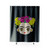 Frida Kahlo Face Chibi Shower Curtain