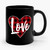 Buffalo Plaid Love Valentines Ceramic Mug