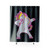 Girls Dabbing Unicorn Birthday Party Shower Curtain