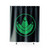 Green Power Ranger Coin Shower Curtain