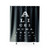 Alice In Chains Eye Chart Shower Curtain