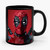 Deadpool Geometric Face Ceramic Mug