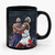 Dennis Rodman and Charles Barkley Battle for a Rebound Ceramic Mug
