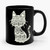 cat pattern patch Ceramic Mug