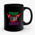 joker straight outta arkham batman parody Ceramic Mug