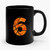 Basketball Number Iron On  Ceramic Mug