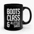 Boots Class & A Little Sass Funny Humour Ceramic Mug
