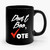 Don't Boo Vote ( Red V) Ceramic Mug