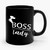 Lady Boss Mom Boss Mom Mommy And Me Mom And Daughter Mini Boss Mom And Me 1 Ceramic Mug