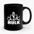Hulk Cool Fitness Gym Good Vibes Workout Exercise Retro 1 Ceramic Mug