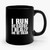 I Run Because I Really Like Ice Cream Funny Quote Ceramic Mug