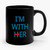 I'm With Her Hilary Clinton Funny Cute Phrase Saying Ceramic Mug