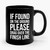 If Found On Ground Please Drag Over The Finish Line Exercise Fitness Cross Training Running Ceramic Mug