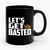 Let's Get Basted Funny Thanksgiving Ceramic Mug