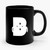 Letter B Alphabet Initial Ceramic Mug