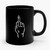 Middle Finger Hand Ceramic Mug