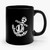 Monogrammed Chevron Anchor Ceramic Mug
