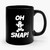 Oh Snap Gingerbread Man Funny Ugly Christmas Funny Christmas Ladies Christmas Cookie Ceramic Mug