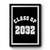 Class Of 2032 Graduation 2 Premium Poster