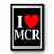 I Love Mcr Manchester Pop Concert Premium Poster