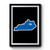 Kentucky Wildcats State Logo Premium Poster