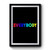Logic Everybody Rainbow Logo Premium Poster