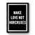 Make Love Not Horcruxes Inspired Harry Potter Premium Poster
