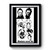 Michael Myers Slasher Gore Face Silhouette Premium Poster