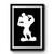 Mickey Silhouette Muscle Premium Poster